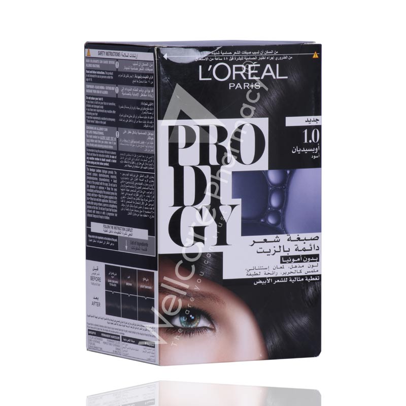Loreal Prodigy Deep Black Hair Color 1.0