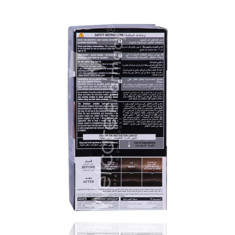 Loreal Prodigy Sepia Brown Hair Color 4.0