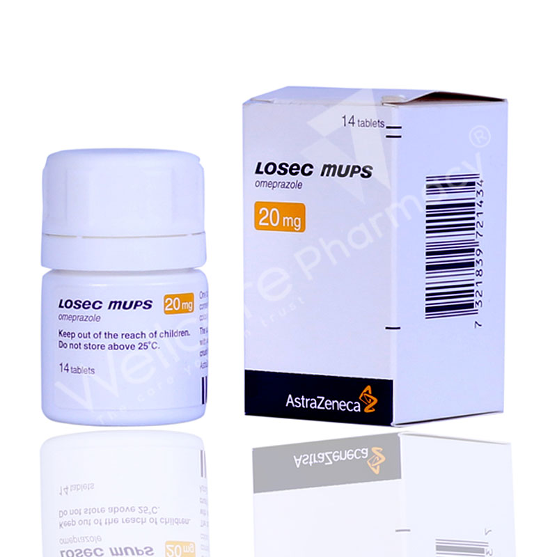 Losec Mups 20mg Tablets 14'S