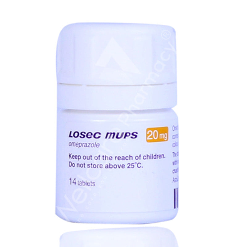 Losec Mups 20mg Tablets 14'S