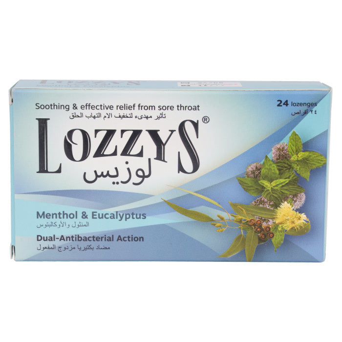 Lozzys Menthol&Eucalyptus Lozenges 24'S