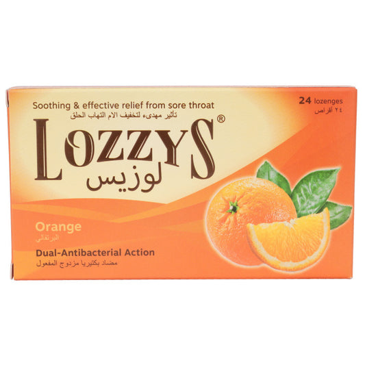 Lozzys Orange Lozenges 24'S - Wellcare Pharmacy