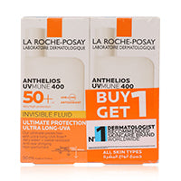 La Roche Posay 1+1 Anthelios Uvmune400 Spf50+ Invisible Fluid 50ml