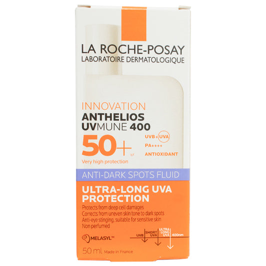 Lrp Anthelios Uvmune400 Spf 50+ Anti-Dark Spots Fluid 50ml - Wellcare Pharmacy
