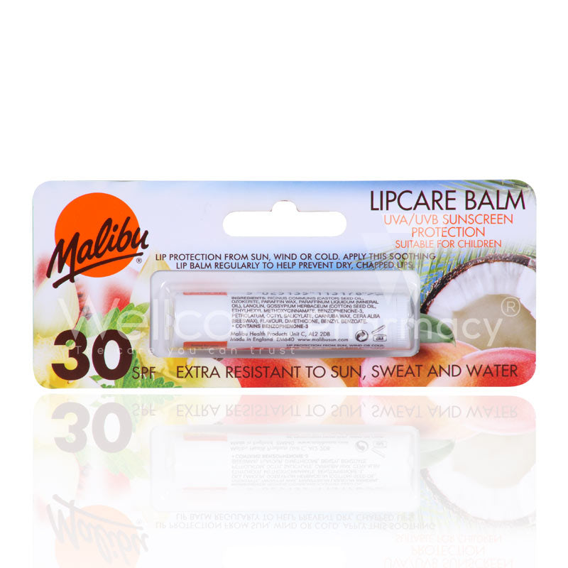 Malibu Spf 30 Tropical Lip Balm 4Gm Malibu Spf 30 Tropical Lip Balm 4Gm
