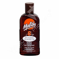 Malibu Spf 8 Bronzing Tanning Oil With Argan Oil 200ml