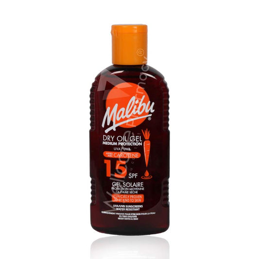 Malibu Spf15 Dry Oil Gel With Carotene 200Ml