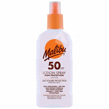 Malibu Sun Protection Spf 50 Lot Spray 200ml