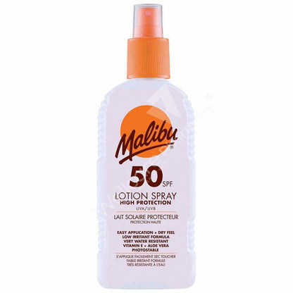 Malibu Sun Protection Spf 50 Lot Spray 200Ml - Wellcare Pharmacy