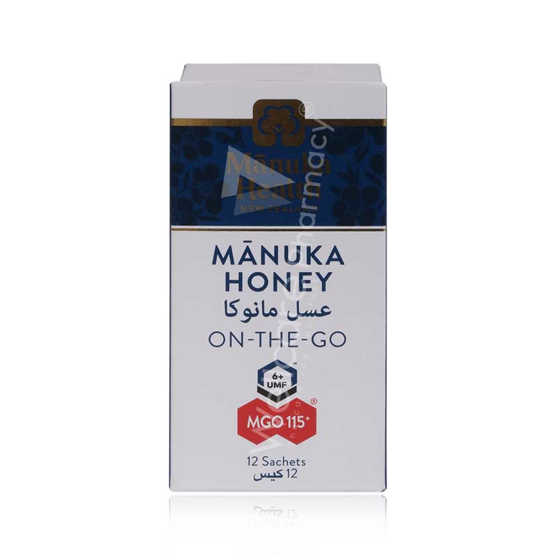 MANUKA HEALTH MGO115 MANUKA HONEY SACHETS 12'S