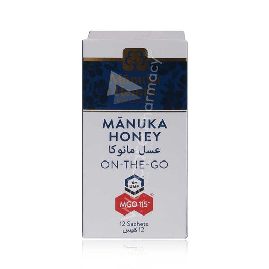 MANUKA HEALTH MGO115 MANUKA HONEY SACHETS 12'S