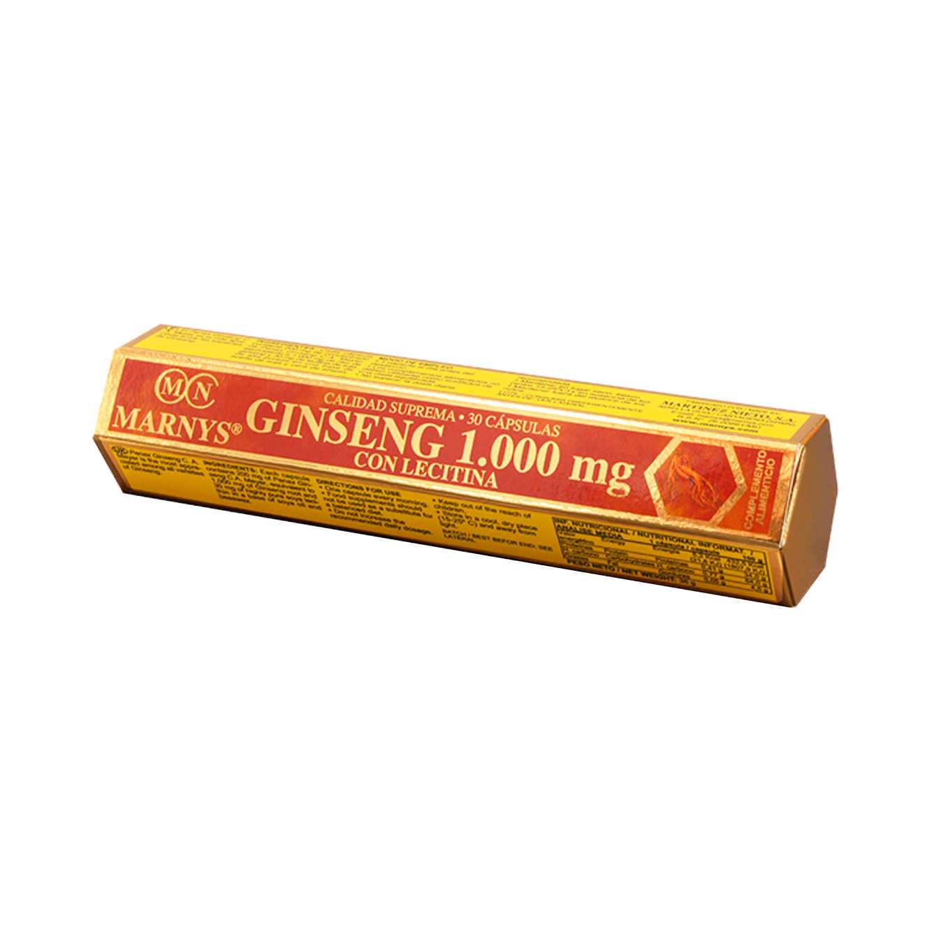 Marnys Ginseng 1000Mg Capsules 30'S