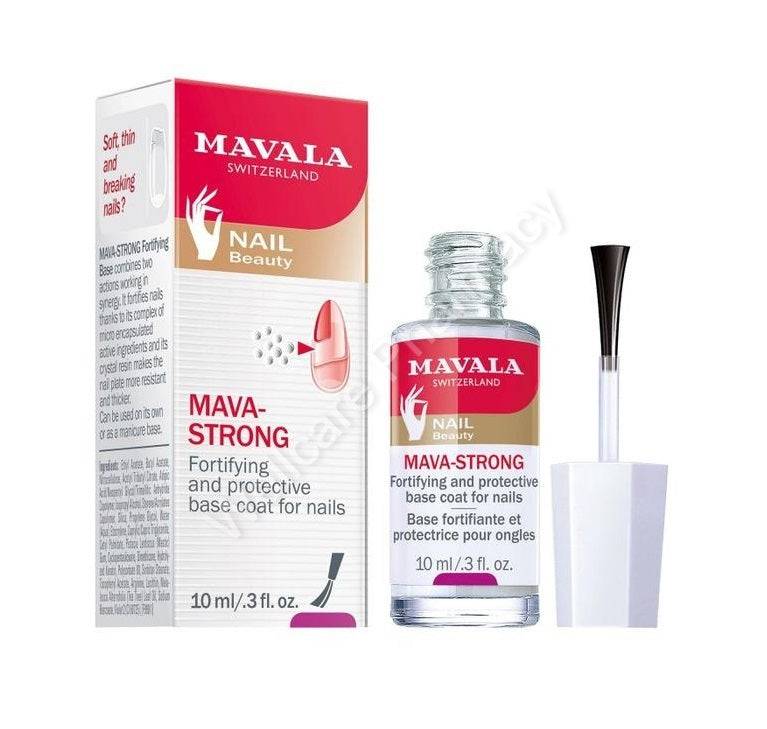Mavala Strong Fortifying And Protective Base Coat For Nails 10Ml Mavala Strong Fortifying And Protective Base Coat For Nails 10Ml