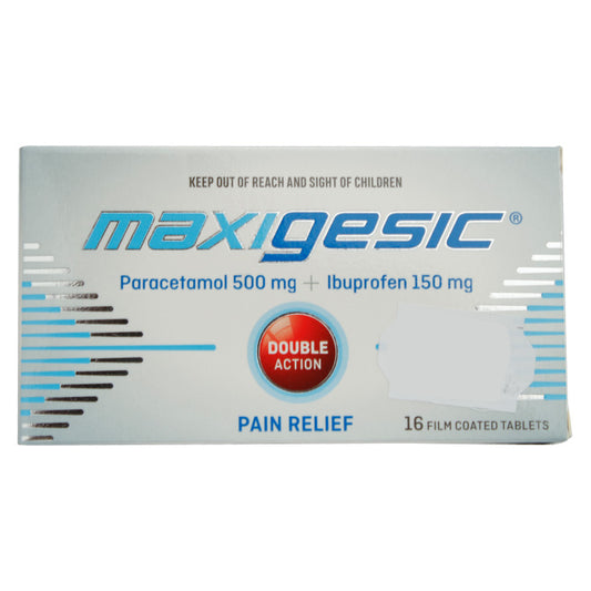 Maxigesic 500mg/150mg Tablets 16'S
