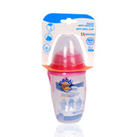 Mebby Anti Spill Cup 6 Months Plus Pink 280Ml