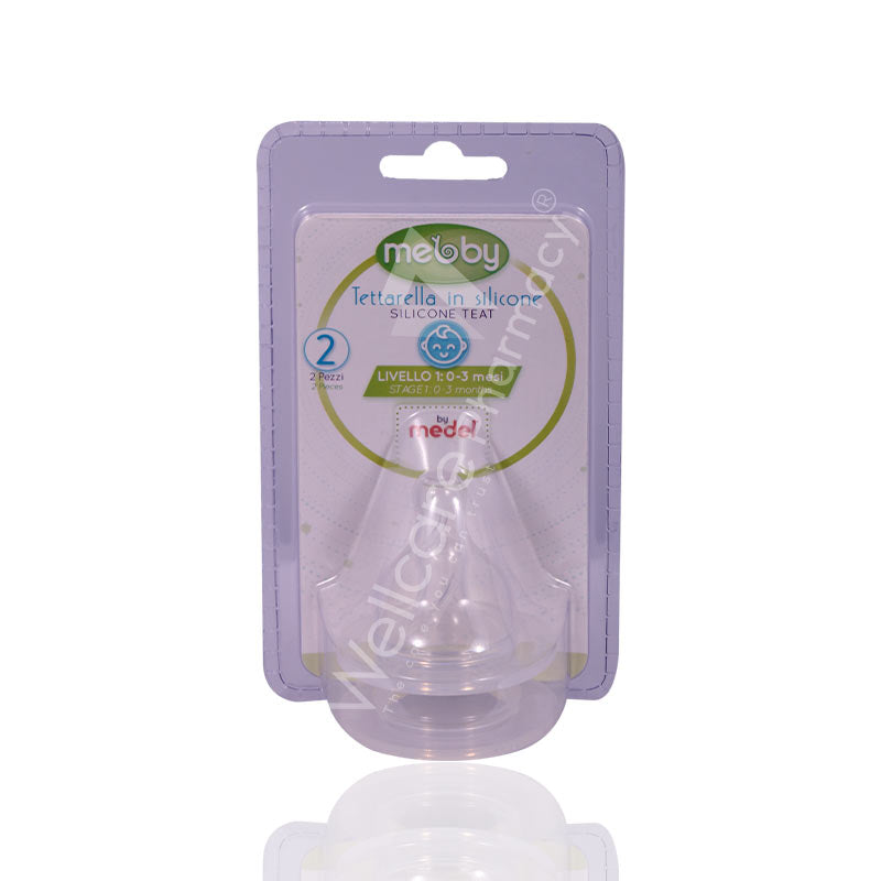 Mebby Silicone Teats 0-3Months
