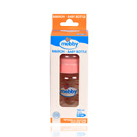 Mebby Glass Feeding Bottle 0M+ 180Ml