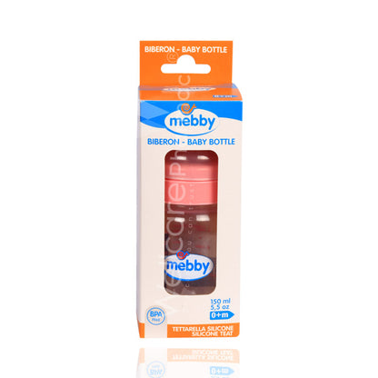 Mebby Plastic Feeding Bottle 0M+ 150Ml