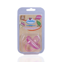 Mebby Silicone Gommolo Anatomical Soother Pink 6Month Plus