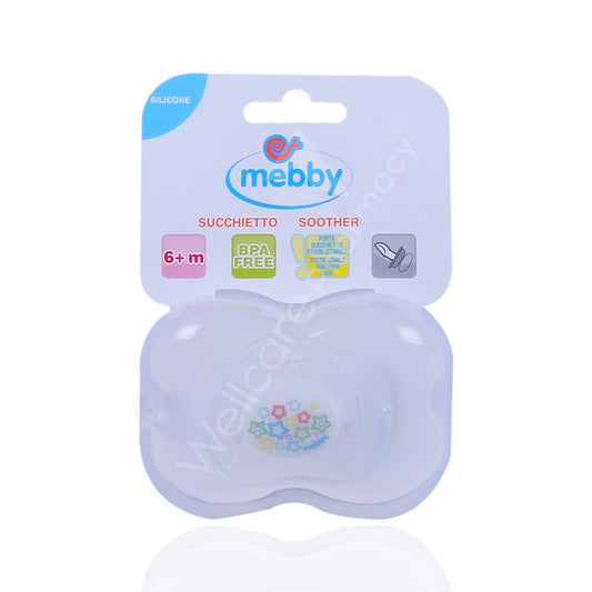 Mebby Silicone Soother  6+months 1'S - Wellcare Pharmacy