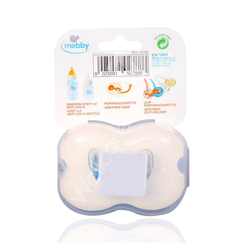Mebby Silicone Soother Boy 2'S 0-6Months