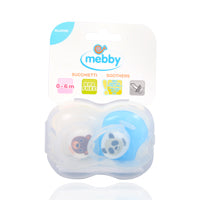 Mebby Silicone Soother Boy 2'S 0-6Months