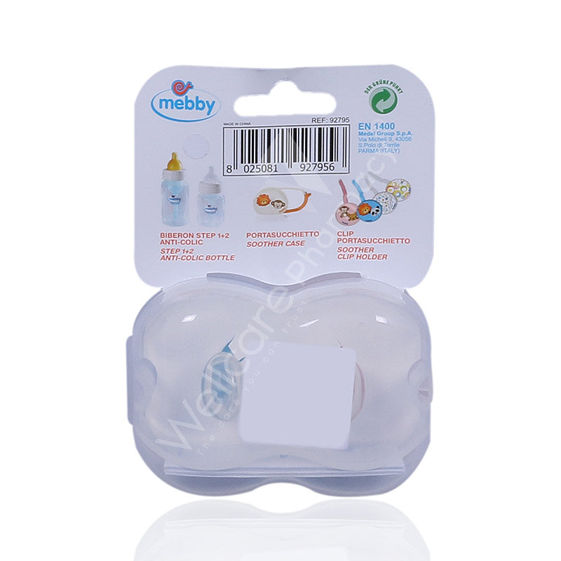 Mebby Silicone Soother Boy 2'S 12Months Plus
