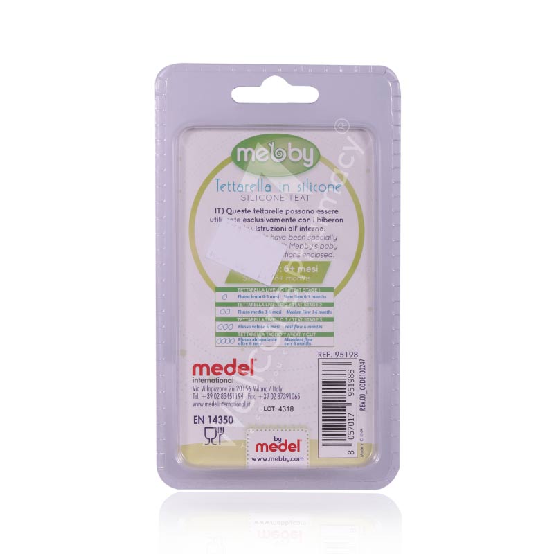 Mebby Silicone Teats 3-6+Months