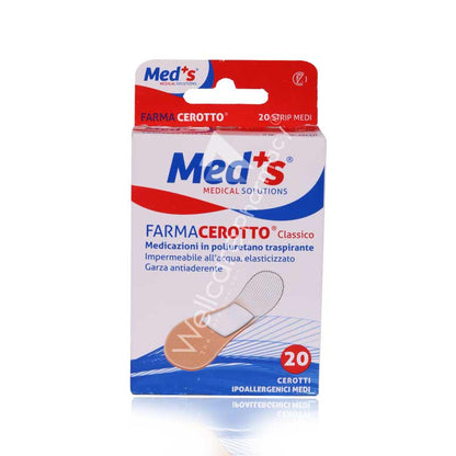 Med Plus Elasticized Polyurethane Strips 20'S