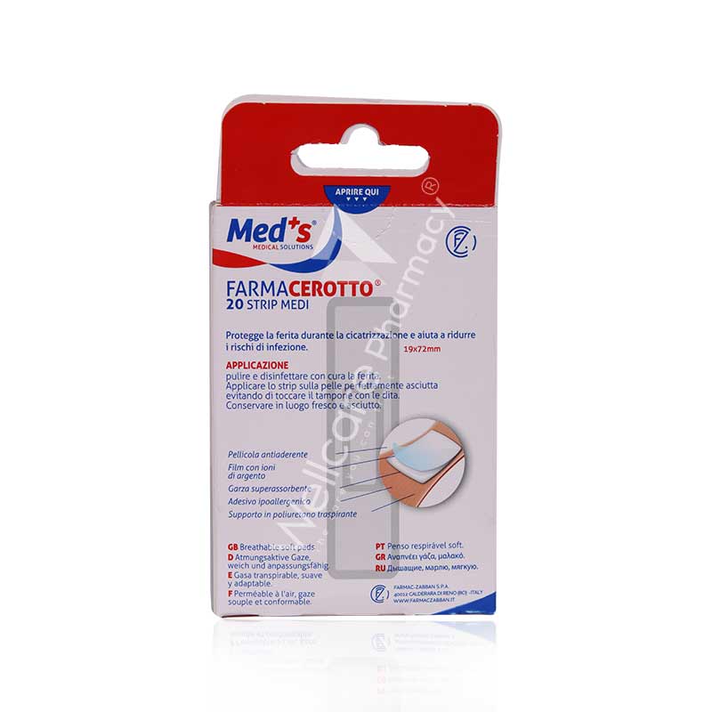 Med Plus Elasticized Polyurethane Strips 20'S