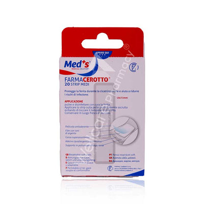 Med Plus Transparent Polyurethane Strips 20'S 854
