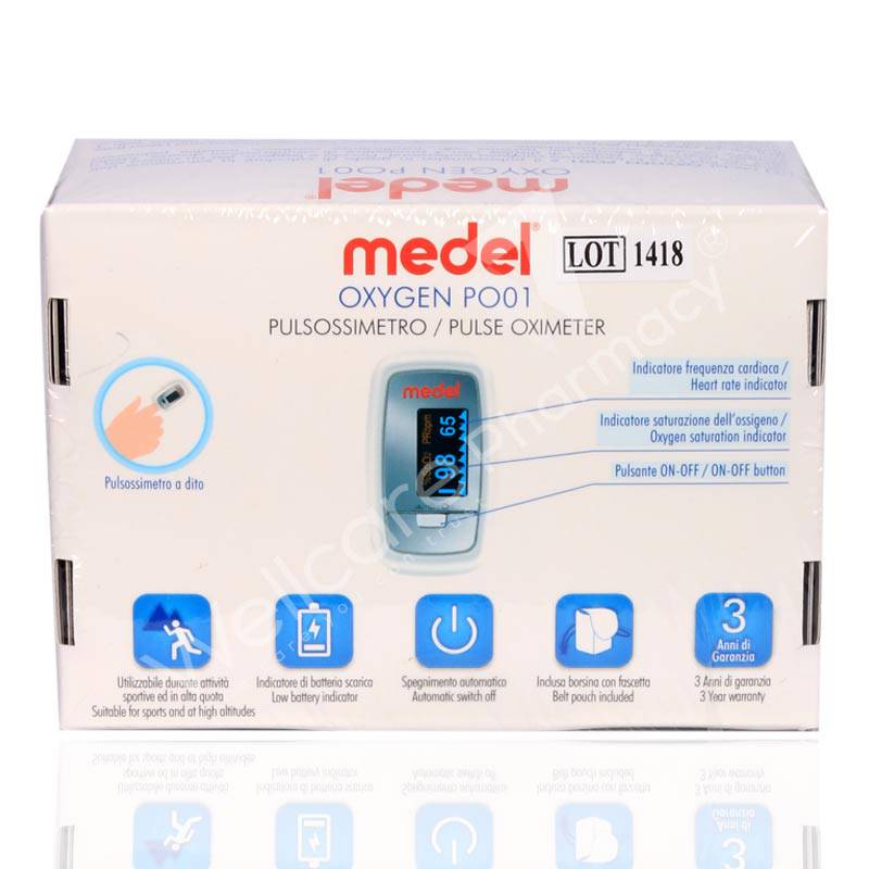 Medel Oxygen Po01 Pulse Oximeter – Wellcare Pharmacy
