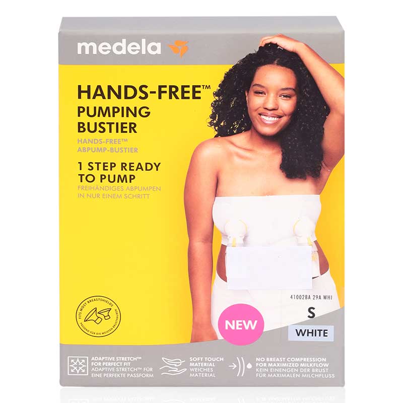 Medela 101043808 Hands-Free Pumping Bustier(S) White