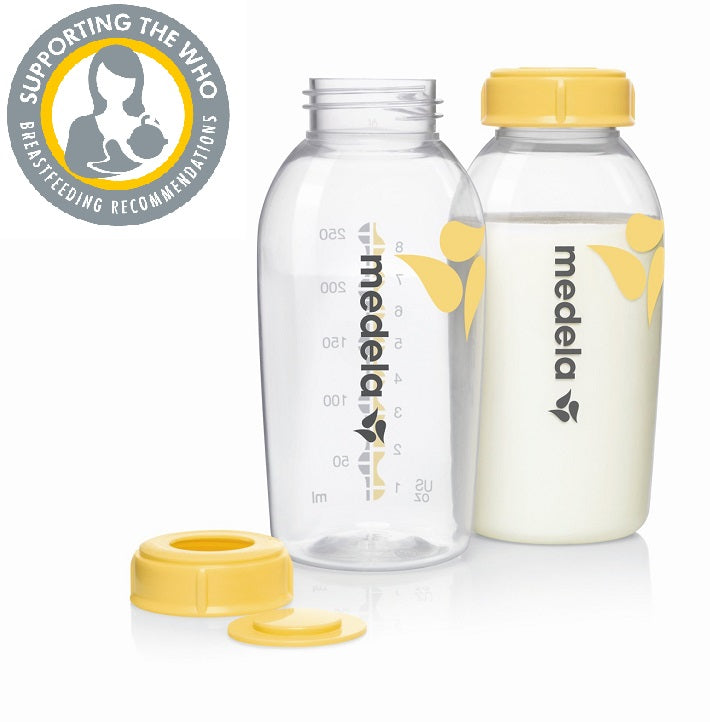 Medela Baby Milk Bottles 250ml 2'S