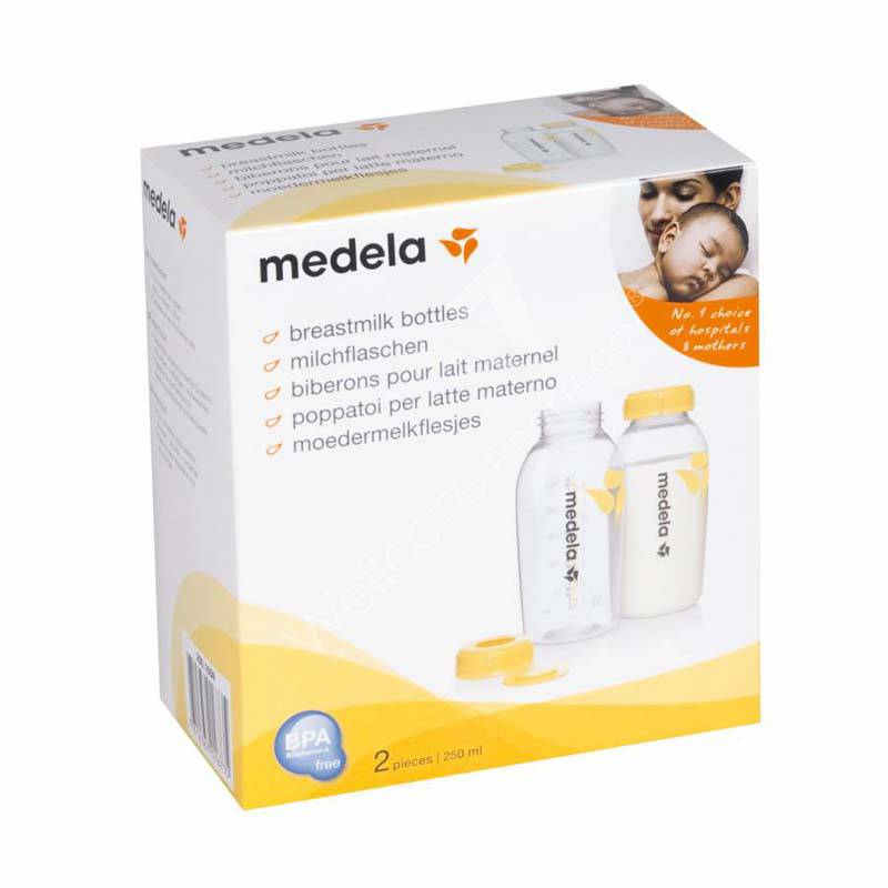 Medela Baby Milk Bottles 250Ml 2'S Medela Baby Milk Bottles 250Ml 2'S