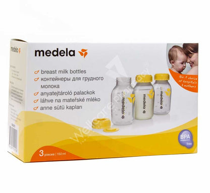 Medela B/Milk Bottle 150ml 3'S 008.0073