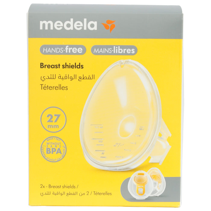 Medela Hands-Free Breast Shields 2'S(L)27mm - Wellcare Pharmacy