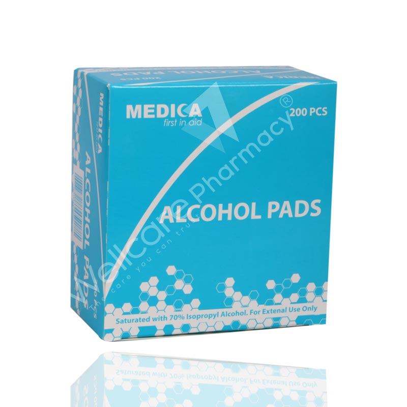 Medica Alcohol Pads 200'S Medica Alcohol Pads 200'S