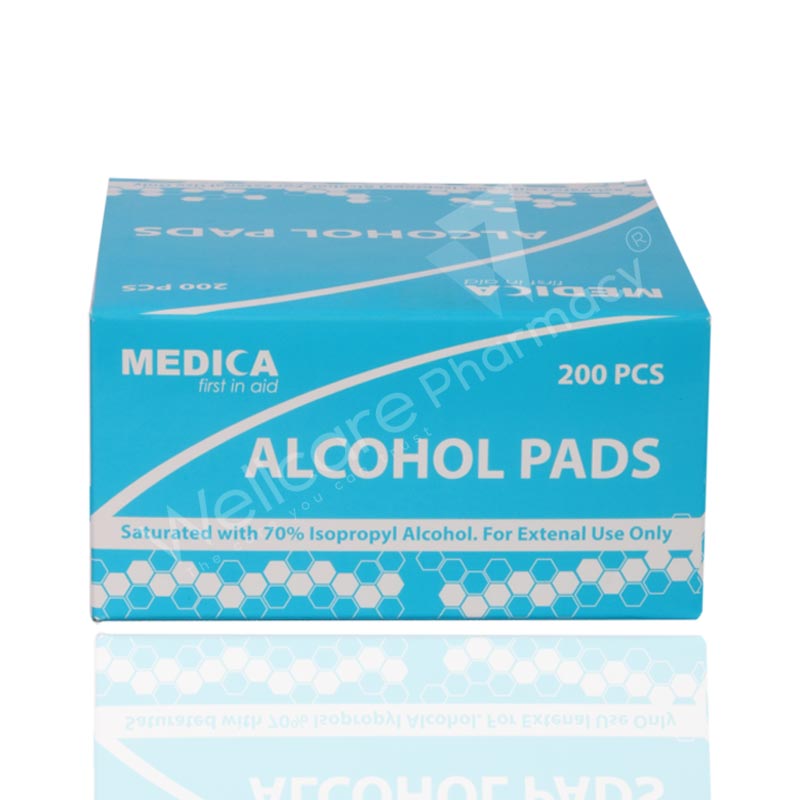 Medica Alcohol Pads 200'S Medica Alcohol Pads 200'S