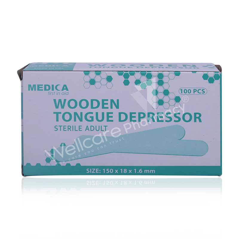 Medica Tongue Depressor Sterile 100'S Medica Tongue Depressor Sterile 100'S