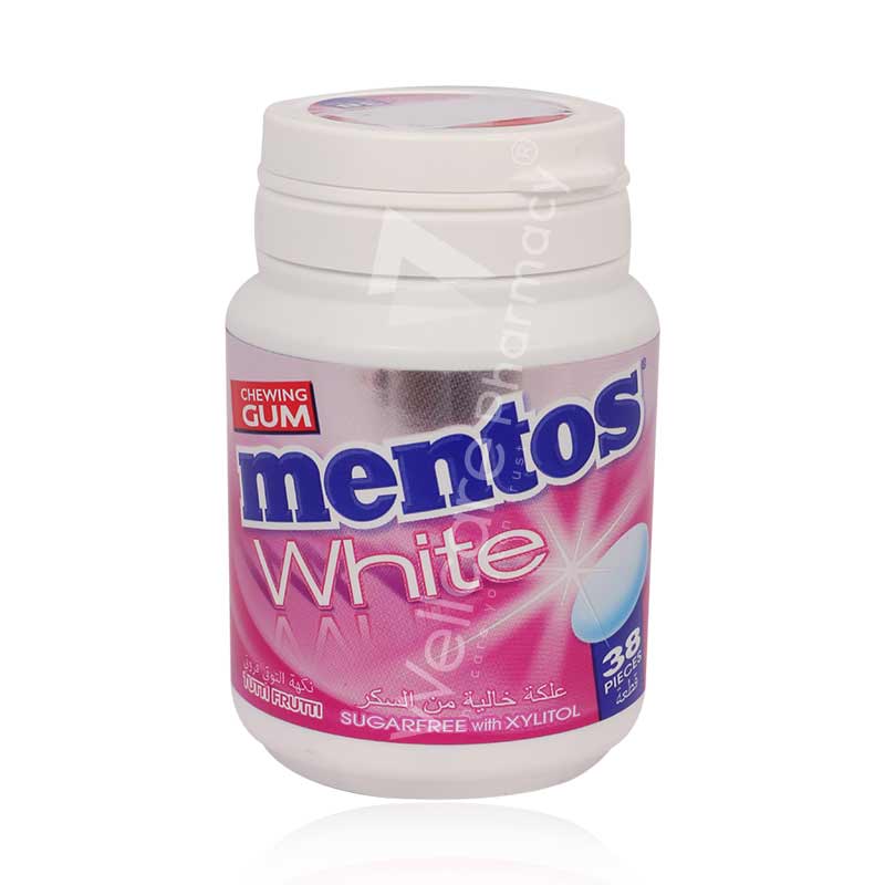 Mentos White Chewing Gum Tutti Frutti 38'S