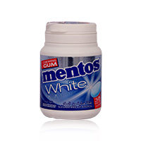 Mentos White Chewing Gum Peppermint 38'S