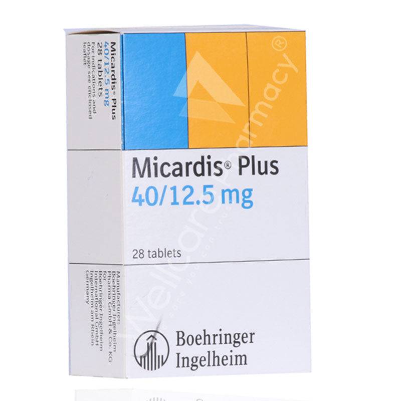 Micardis Plus 40/12.5Mg Tablets 28'S – Wellcare Pharmacy