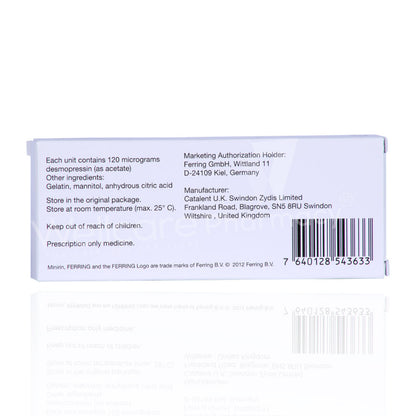 Minirin Melt 120Mcg Tablets 30'S
