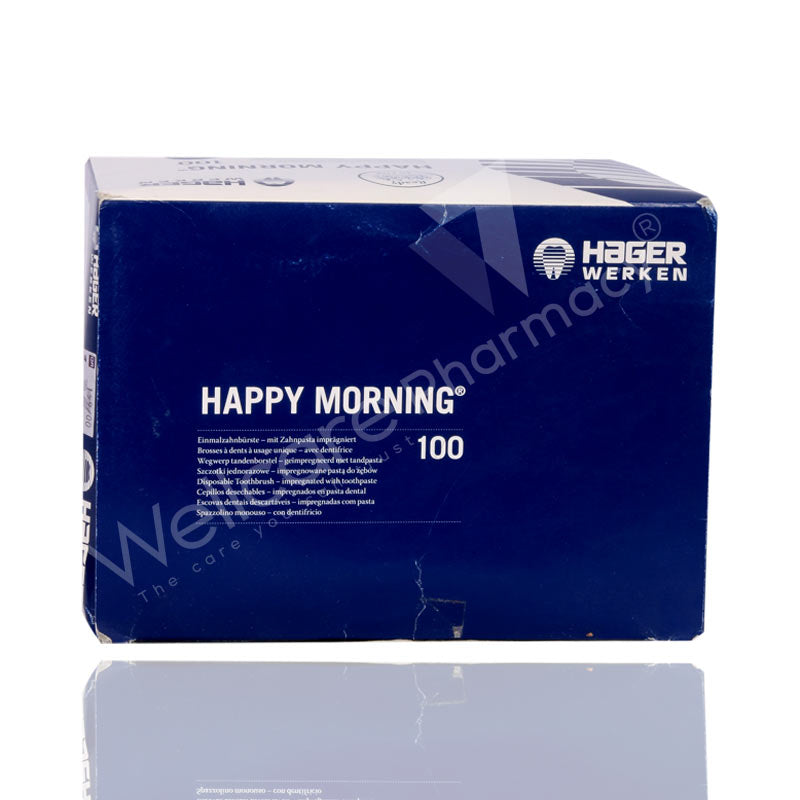 Miradent Happy Morning Xylitol Disposable Toothbrush 100'S