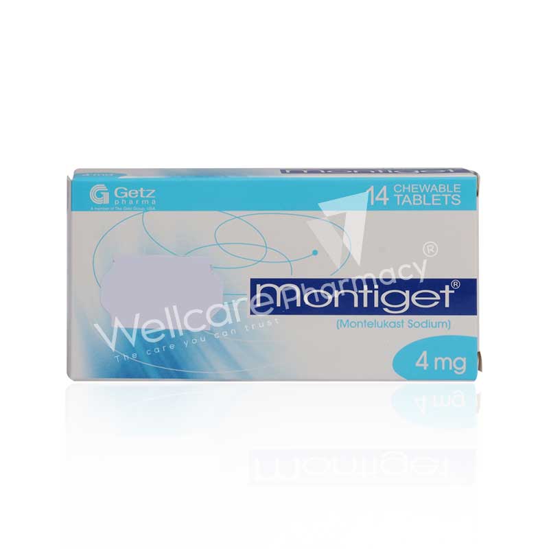 Montiget 4Mg Chewable Tablets 14'S