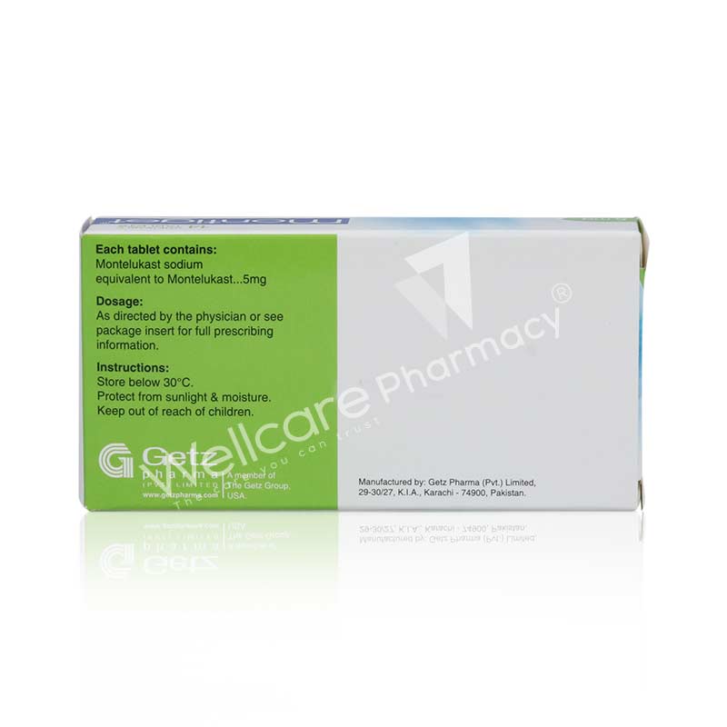 Montiget 5mg Chewable Tablets 14'S
