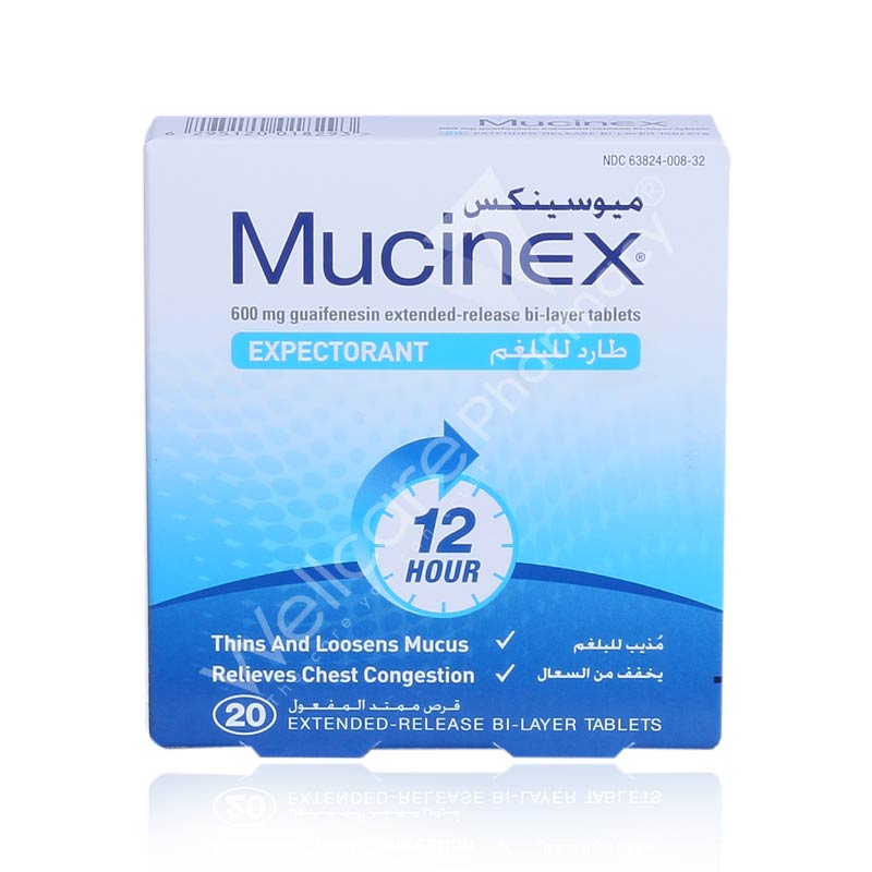 Mucinex Expectorant Tablets 20'S