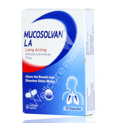 Mucosolvan Long Acting 75Mg Capsules 10'S