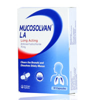 Mucosolvan Long Acting 75mg Capsules 10'S
